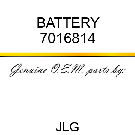 BATTERY 7016814