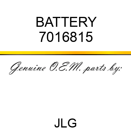 BATTERY 7016815