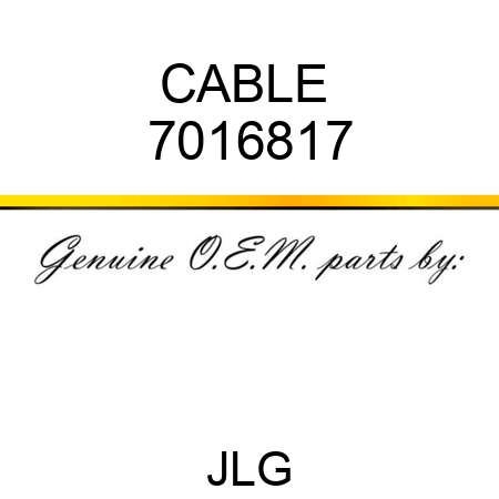 CABLE  7016817