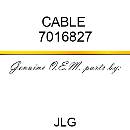 CABLE  7016827