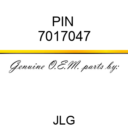 PIN  7017047