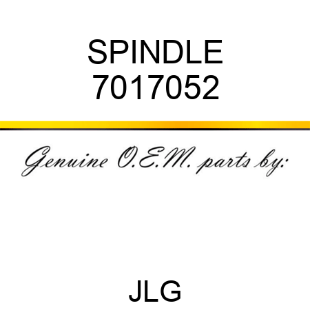 SPINDLE 7017052