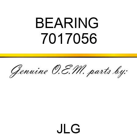 BEARING  7017056