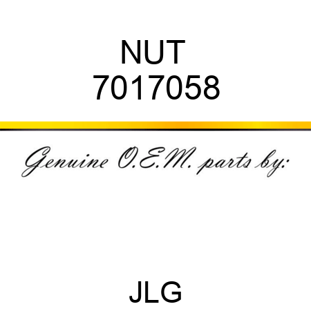 NUT  7017058
