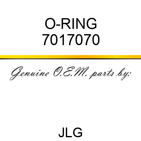 O-RING 7017070