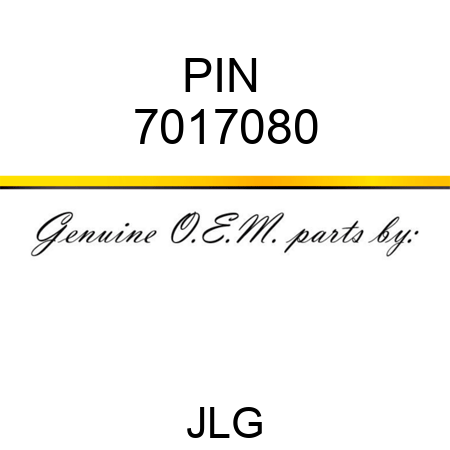 PIN  7017080
