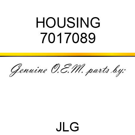 HOUSING 7017089