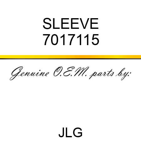 SLEEVE 7017115