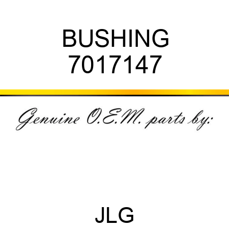BUSHING 7017147