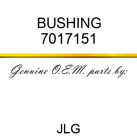 BUSHING 7017151