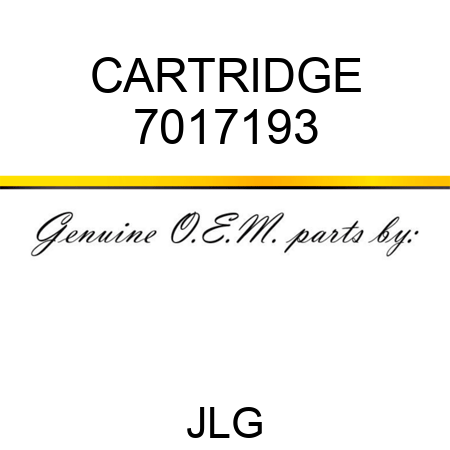 CARTRIDGE 7017193