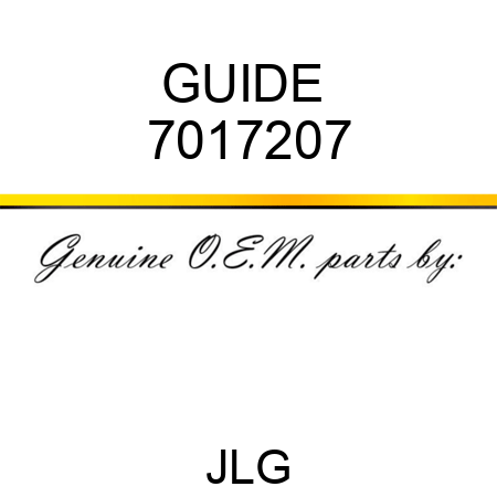 GUIDE  7017207
