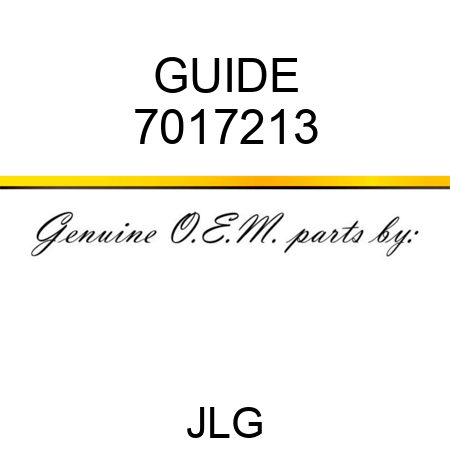 GUIDE 7017213