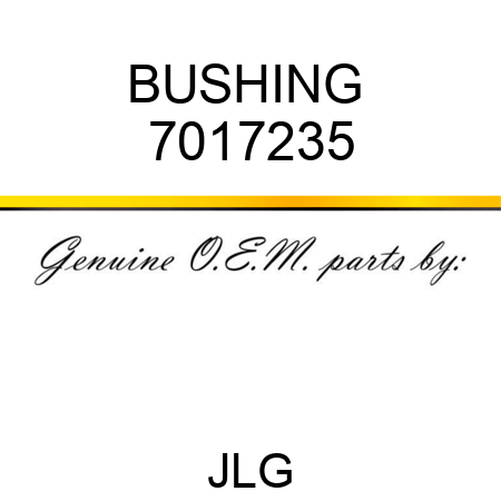 BUSHING  7017235