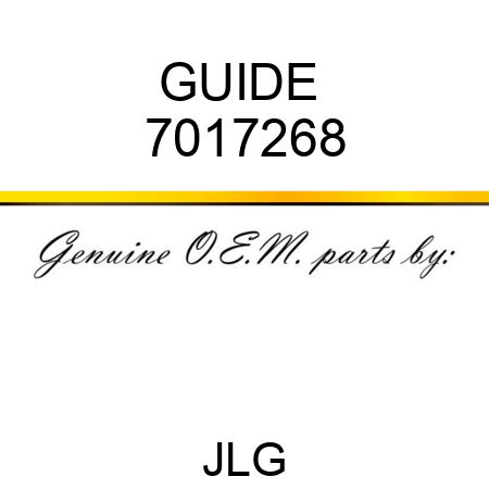 GUIDE  7017268