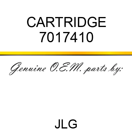 CARTRIDGE 7017410