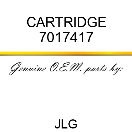 CARTRIDGE 7017417