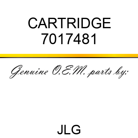 CARTRIDGE 7017481