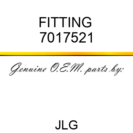 FITTING  7017521