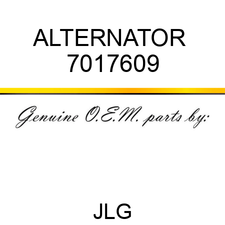 ALTERNATOR  7017609