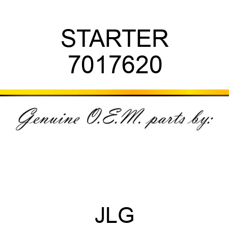 STARTER 7017620