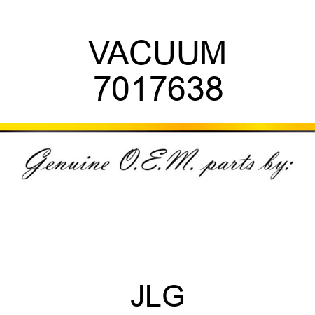 VACUUM 7017638