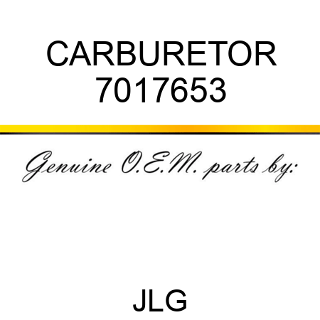 CARBURETOR 7017653