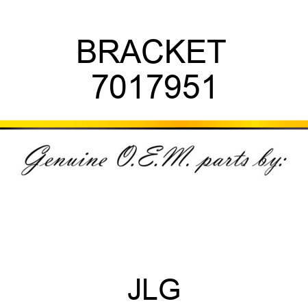 BRACKET  7017951