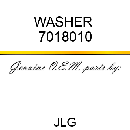 WASHER  7018010