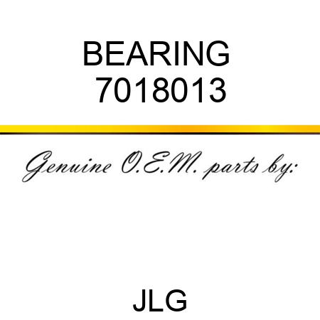 BEARING  7018013