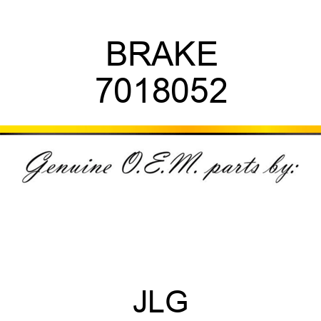 BRAKE 7018052