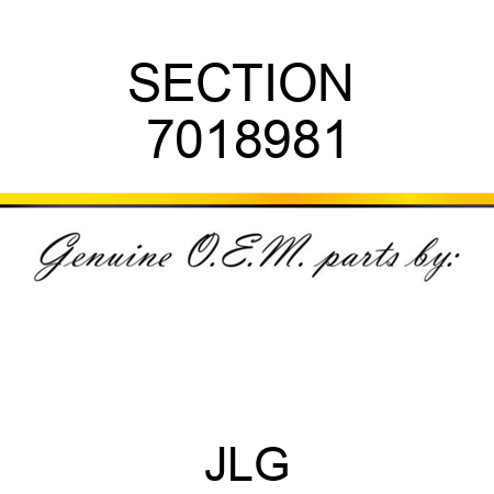 SECTION  7018981