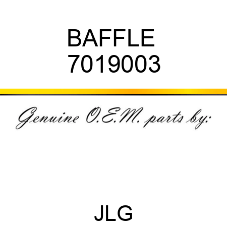BAFFLE  7019003