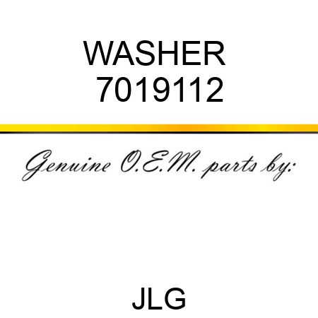 WASHER  7019112
