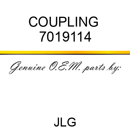 COUPLING  7019114
