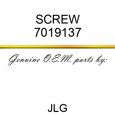 SCREW 7019137