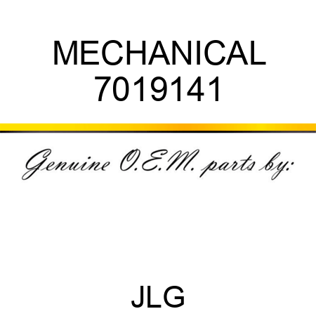 MECHANICAL 7019141