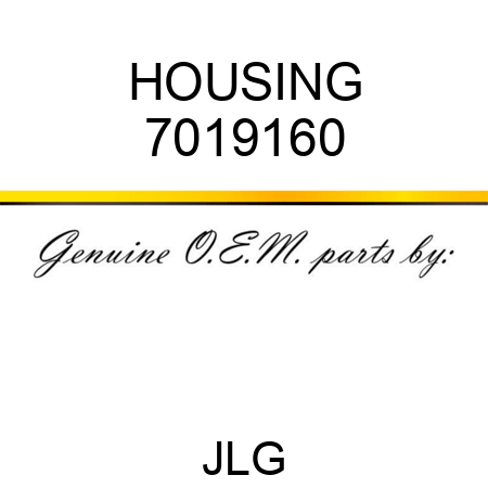 HOUSING 7019160