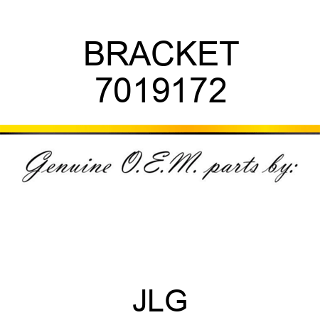 BRACKET 7019172