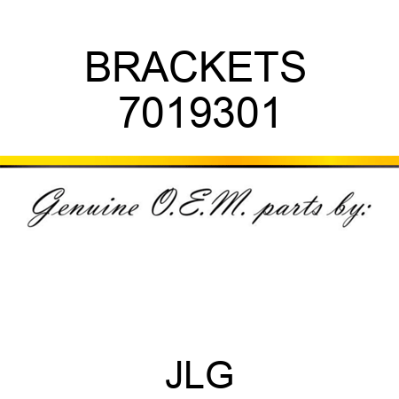 BRACKETS  7019301