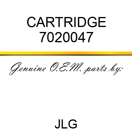 CARTRIDGE 7020047