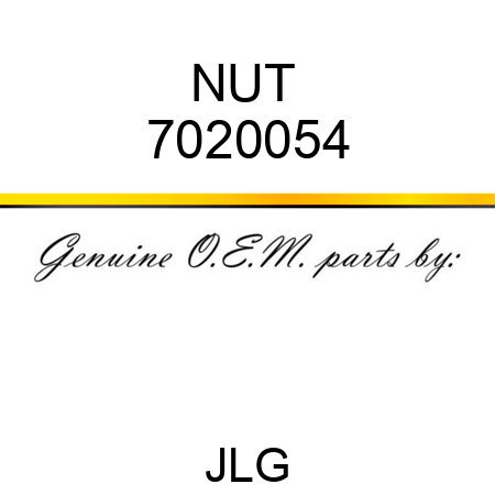 NUT  7020054
