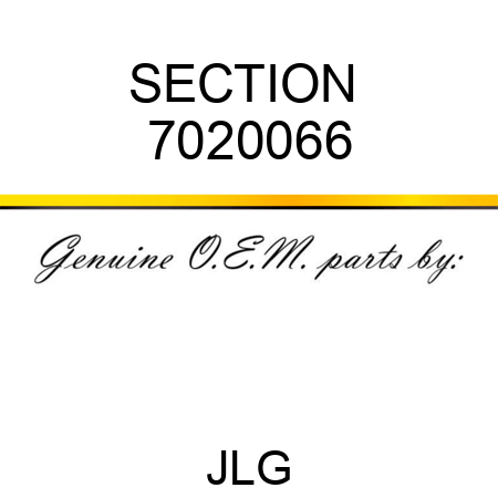 SECTION  7020066