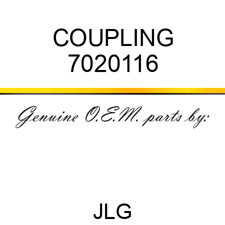 COUPLING 7020116