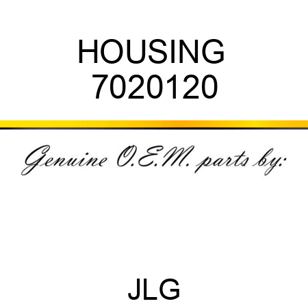 HOUSING  7020120