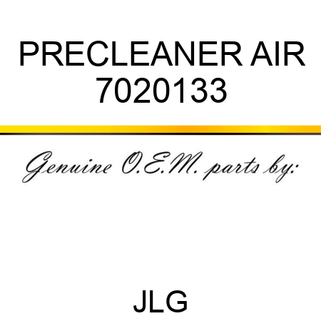 PRECLEANER AIR 7020133