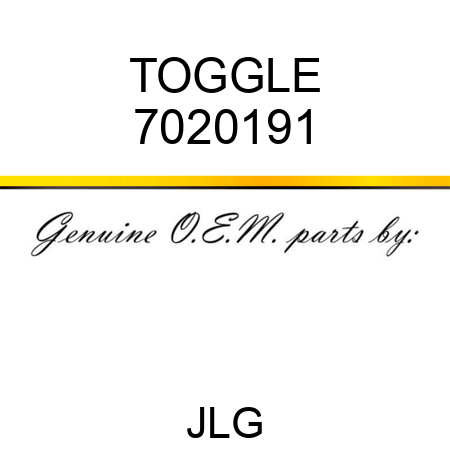 TOGGLE 7020191
