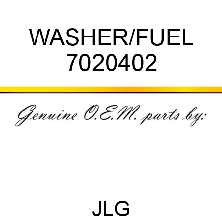 WASHER/FUEL 7020402