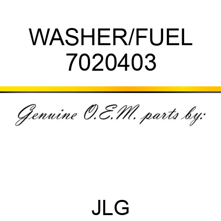 WASHER/FUEL 7020403