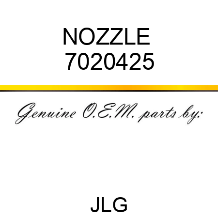 NOZZLE  7020425